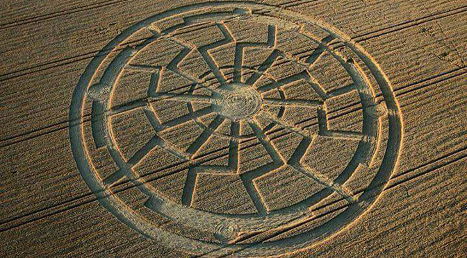 Crop Circles Made by Military Satellites